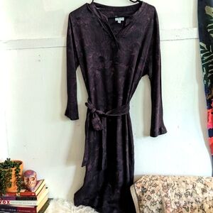 JIGSAW Silk Belted Tunic Shirt Dress